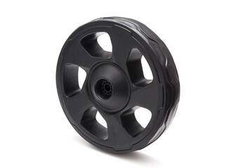 Obraz premium Plastic wheel isolated on white