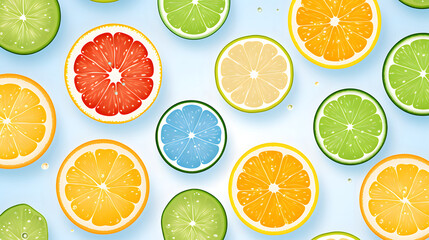 Digital modern fruit minimalist illustrator abstract graphic poster background