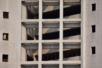 Exterior of modern architecture, modern city building. Modern architecture abstract background, building abstract.
