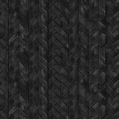 Minimalist Charcoal Grey Herringbone Weave Background

