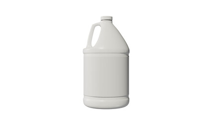 a white jug with a handle on a black background