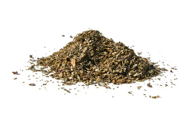 pile of dried tobacco