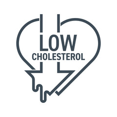 Lower Cholesterol - label in bold line