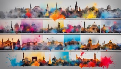 Obraz premium Paint Art by Generative AI