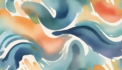 Watercolor patterns with soft flowing brushstroke upscaled_2
