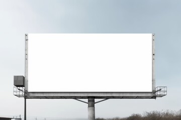 Fototapeta premium Blank a large billboard on the sky view background.