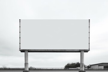 Obraz premium Blank a large billboard on the sky view background.