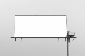 Obraz premium Blank a large billboard on the sky view background.