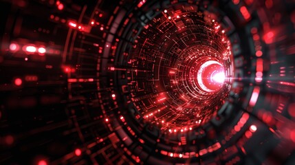 Obraz premium abstract dark and red lighting background