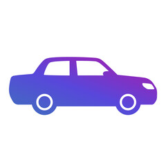 sedan, car png icon