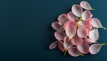 紙細工の桜の花びらをモチーフにしたグラフィック素材、広告素材、