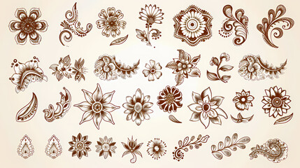Old lace seamless pattern ornamental flowers vector image