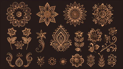 Old lace seamless pattern ornamental flowers vector image