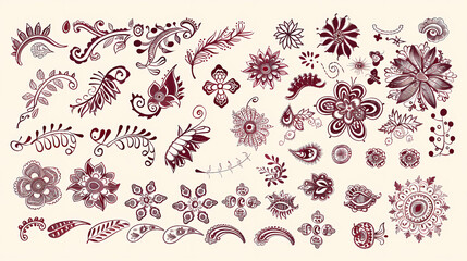Old lace seamless pattern ornamental flowers vector image