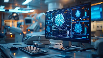 Behold the elegance of medical technology as the lens captures the ultra HD details of advanced diagnostic equipment, its flawless surfaces reflecting the pursuit of excellence in healthcare.