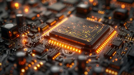 Behold the intricacy of microchips, where layers of silicon reveal a world of technological marvels, captured in breathtaking high resolution detail.