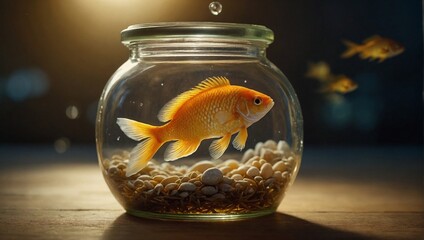 Goldfish in the jar