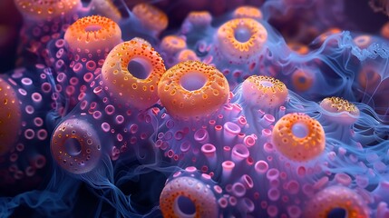 Behold the intricate patterns and vibrant hues that emerge as compounds interact in delicate equilibrium, captured in stunning detail.