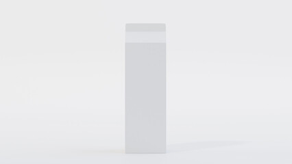 a white box with a white lid on a white surface