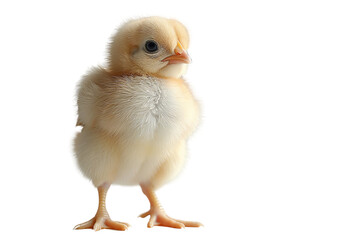 Fototapeta premium baby chicken isolated on white transparent background