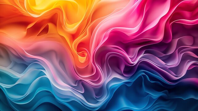 Branding and Marketing A vivid - Abstract representation of brand identity