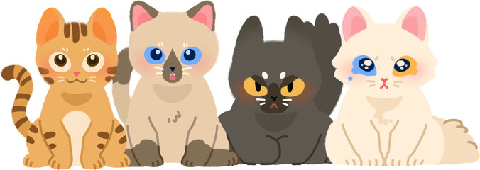 cats illustration