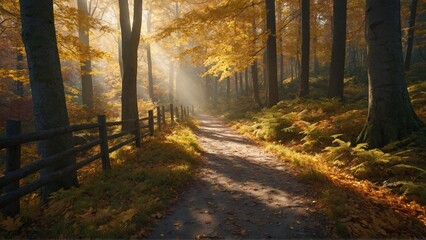 Obraz premium autumn in the woods