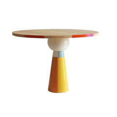 wooden table isolated on transparent background