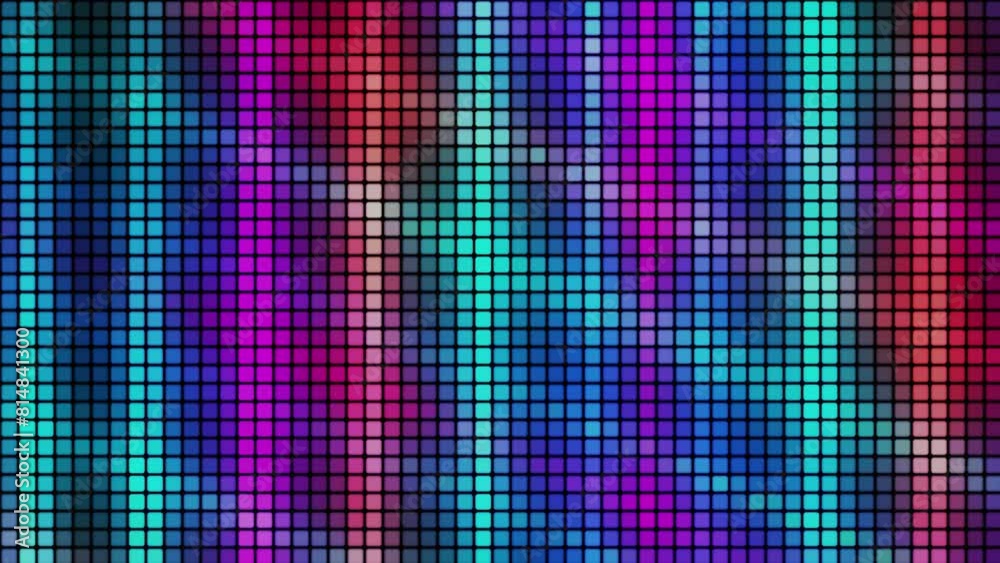Leinwandbilder abstract animated background of multi-colored squares. abstract gradient background. pixel backgroun