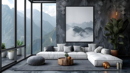 ISO A Paper Size Living Room Wall Art Modern Interior Decor