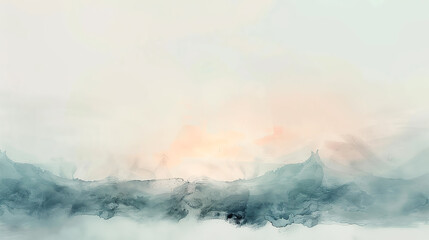A light colored pastel vector illustration of landscape, background 
