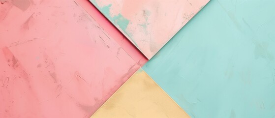 Pastel color blocks background