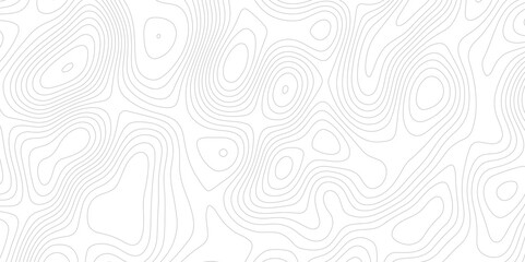 Abstract wavy topographic map. Abstract wavy and curved lines background. Abstract geometric topographic contour map background.