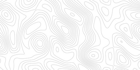 Abstract wavy topographic map. Abstract wavy and curved lines background. Abstract geometric topographic contour map background.