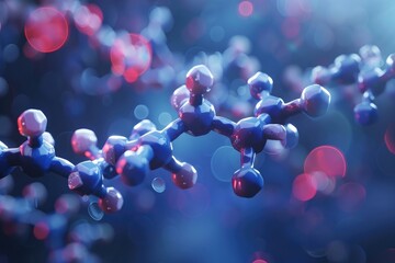 3D rendering of Alfentanil an opioid analgesic drug molecule. Concept Chemical Illustration, Pharmaceutical Engineering, Organic Chemistry, Medicine Research, Pharmacology