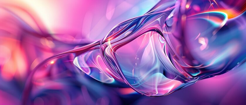 3d rendering of abstract fractal shape. Creative illustration for background or wallapaper