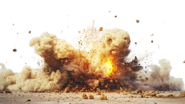 Explosion border isolated on transparent and white background.PNG image.