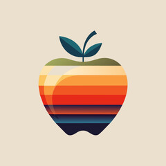             Apple icon logo vector illustration.
