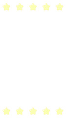 16:9 アニメ風かわいいスターフレーム⭐︎PNG