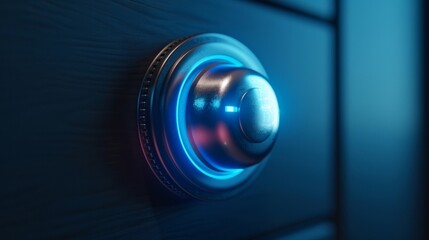 Unlock digital access manually by using a biometric key for electronic protection, secure with lock shield button, and password security for added protection.