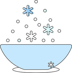 shaved ice cream icon
