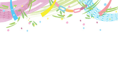 Fototapeta premium 七夕 オシャレな背景イラスト 