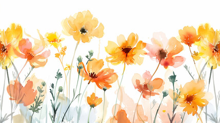 spring flowers background