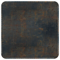 rostiges altes Metallschild