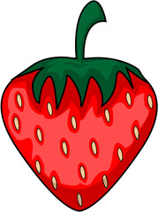 a vector image or logo with a fruit theme, suitable for stickers