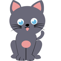 cat cute illustration