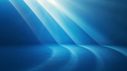 Abstract Blue Background with Sun Rays and Gradient Shadows for Calm and Soothing Design Projects, Perfect for Meditative and Tranquil Themes 8K Wallpaper High-resolution