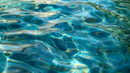  Intricate patterns of light and shadow dance across the surface of a rippling pool, transforming the water into a mesmerizing abstract canvas. Witness the interplay of form and motion in stunning