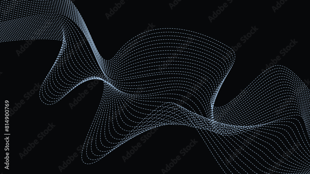 Poster curved wavy pattern for background. abstract background with business lines