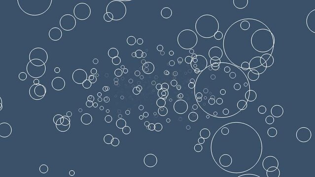 A blue background with bubbles and the microstock plus logo